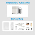 Midea PortaSplit-E Mobile Klimaanlage,Kühlen A++/Heizen A+