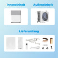 Midea PortaSplit-E Mobile Klimaanlage,Kühlen A++/Heizen A+