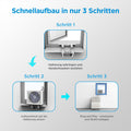 Midea PortaSplit-E Mobile Klimaanlage,Kühlen A++/Heizen A+