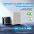 Midea PortaSplit-E Mobile Klimaanlage,Kühlen A++/Heizen A+